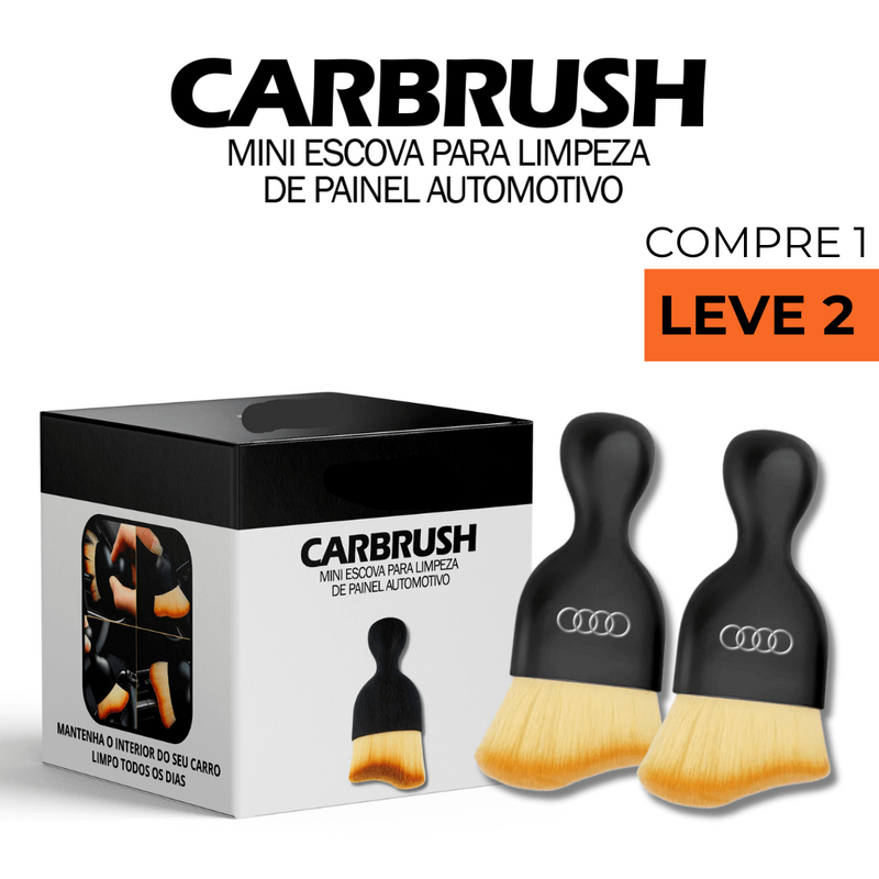 Escova para Limpeza de Interior Automotivo - CarBrush (COMPRE 1 E LEVE 2)