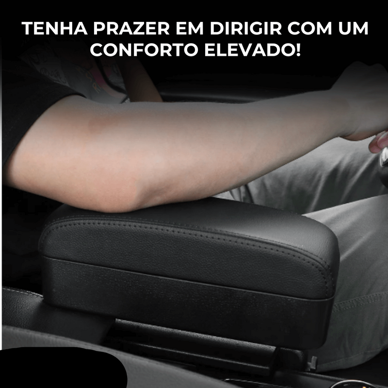 3 EM 1 - Apoio de Braço Lateral em Couro de Luxo ArmRest - UNIVERSAL (PROMOÇÃO ANTECIPADA DIA DAS MÃES)