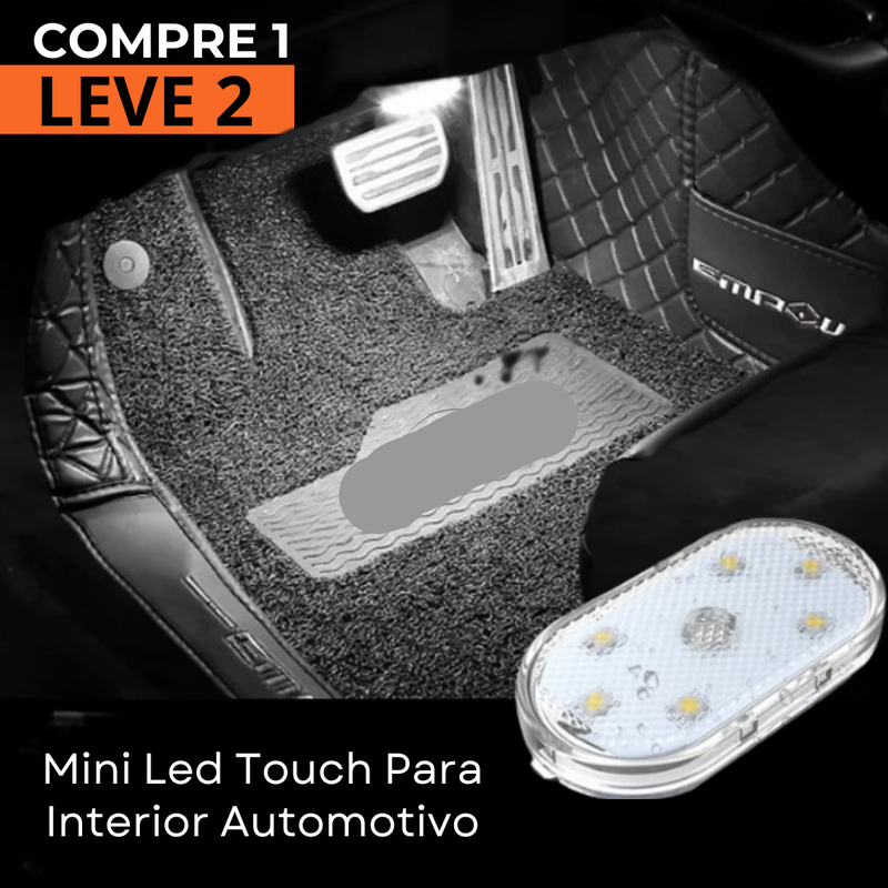 COMPRE 1 E LEVE 2 - MiniTouch Led com sensor de toque Automotivo - 7 Cores + Brinde Exclusivo