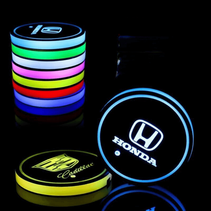 COMPRE 1 E LEVE 2 - CupHolder com Led - Porta Copos Personalizado (PRODUTO PREMIUM)