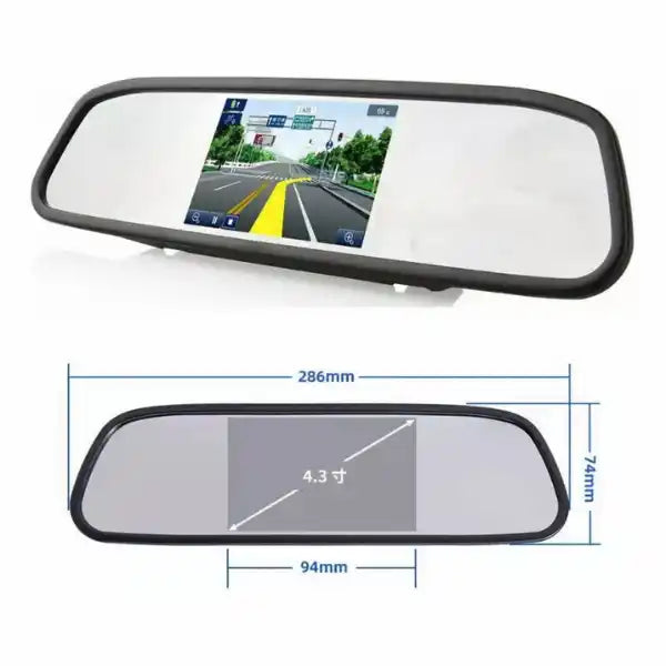 Retrovisor com Câmera 3 em 1 Universal - Retrovision Audi Shop