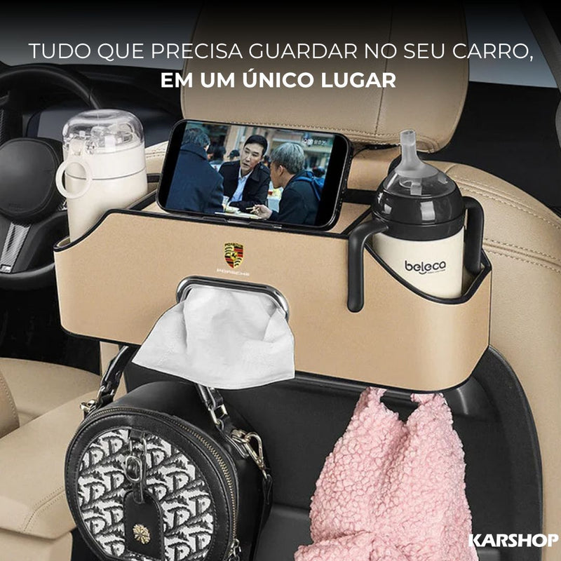 Ultra Box - Organizador 6 em 1 Personalizado para Banco Automotivo - UNIVERSAL (ESQUENTA BLACK FRIDAY🔥)