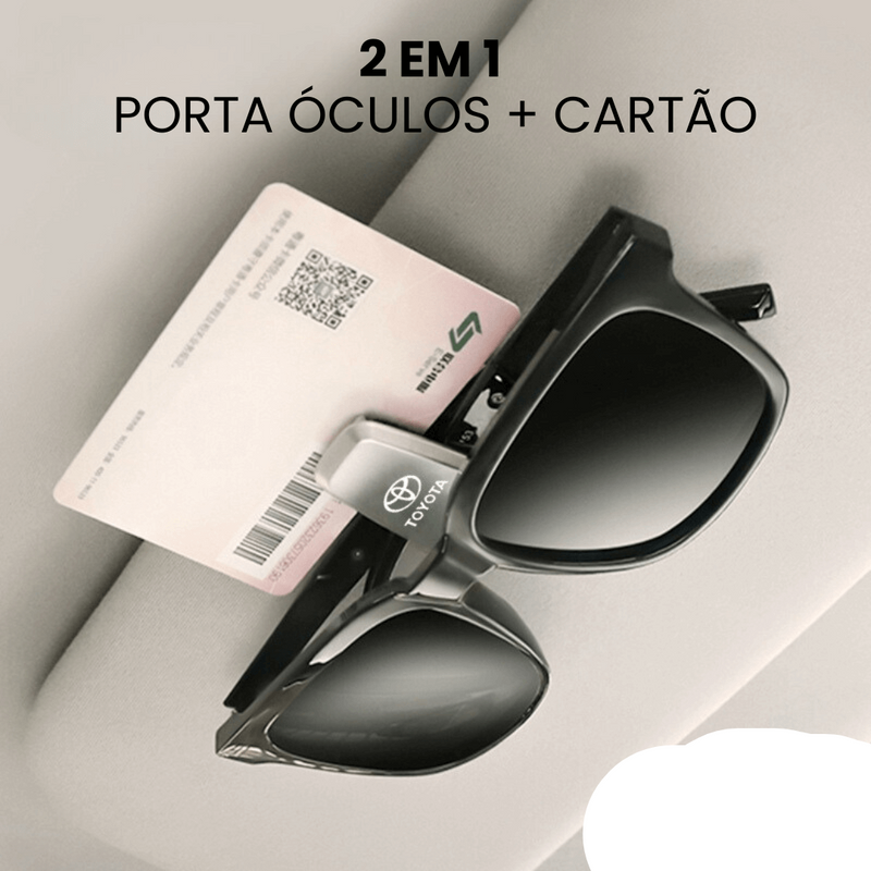 2 em 1 - Porta Óculos e Cartão - Glasses Holder (PROMOÇÃO DE LANÇAMENTO)