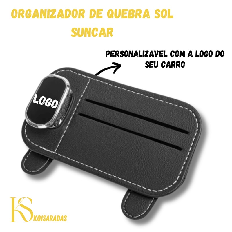 Organizador de Quebra Sol SunCar Personalizado™