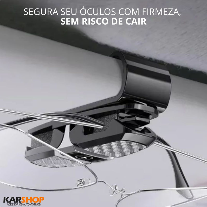 Hang Glasses - Suporte de Óculos 2 em 1 Automotivo