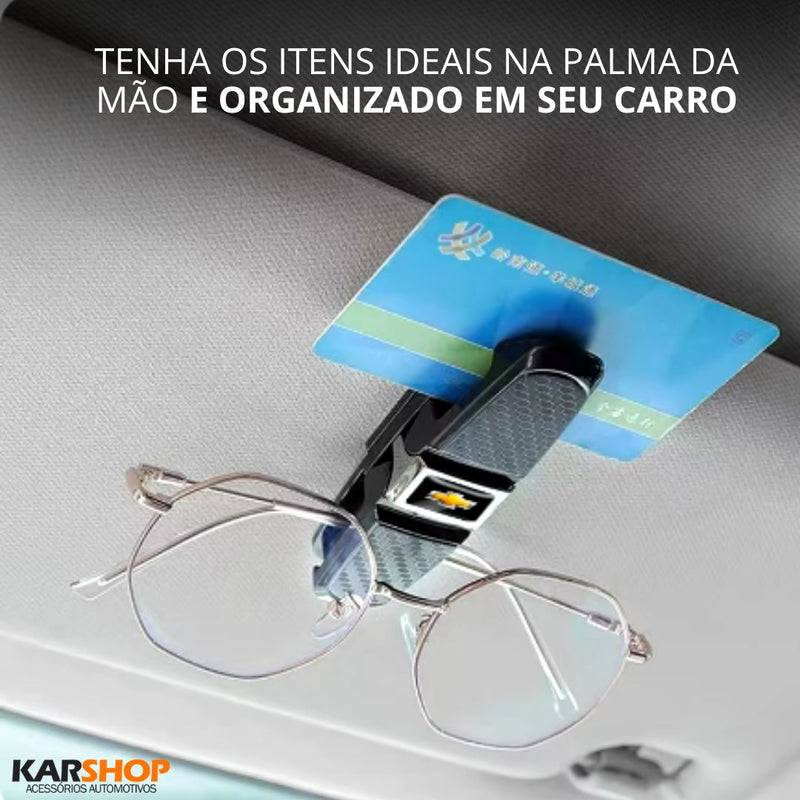 Hang Glasses - Suporte de Óculos 2 em 1 Automotivo